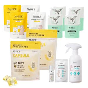 마이비 간편세탁/실속구성/캡슐/세제/유연제/리필