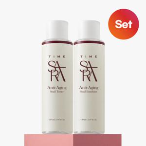 타임사라 안티에이징 스네일 달팽이 토너+에멀전 세트