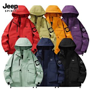지프 JEEP SPIRIT 남녀공용 바람막이 방수 방풍 자켓 아웃도어 점퍼 등산 캠핑 JP399
