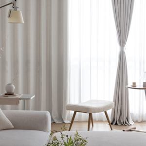 애프터홈 아일렛형 햇빛 차단 가리개 안방 거실 암막커튼 세트 2장