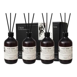 (2+2)(섬유향수 증정) 칼리아 시그니처 대용량 디퓨저 선물세트 500ml 2개입x2세트 (총 4개)