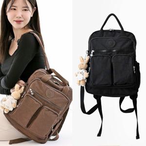 노턴 가벼운 방수 여성백팩 배낭 키플링원단 캐주얼 백팩 여대생 여학생 여자 여행 여고생 가방