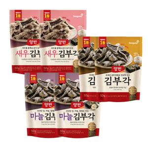 양반 김부각 3종 새우김부각 마늘김부각 김부각 총 6개