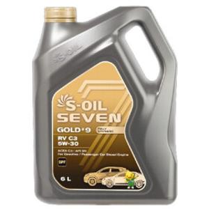 에스오일/엔진오일/가솔린/DPF/세븐골드RV C3 5W30 6L