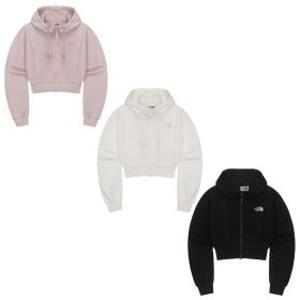 노스페이스 화이트라벨 후드 집업 여성 시드 테크 NJ5JQ81 숏 크롭 자켓