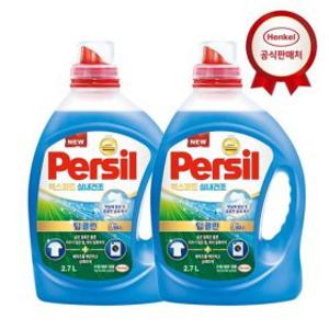 비밀 퍼실 세탁세제 엑스퍼트 실내건조/삶음파워 2.7L 2개 (일반/...