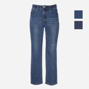 뱅뱅 HC04 겨울남성기모 밑위긴레귤러스판청바지 허리인밴드 도톰 따뜻 편한 청 (S41292934)