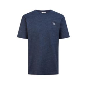 25SS 스테디셀러 네이비 멜란지 면 반팔티셔츠 WHTS5B901N3