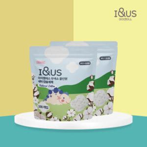 아이앤어스 무색소 올인원 세탁 캡슐세제 100개입 2개 내츄럴 코튼향 / 대용량 세제