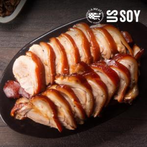 누리푸드 흑마늘 품은 순살 슬라이스 족발 300gX2팩+양념새우젓 2개+사골곰국1팩 증정