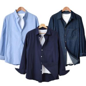 (20%쿠폰) 95~140 봄신상 남자 셔츠/체크/옥스포드/빅사이즈/청/데님/스판/스트라이프/와이/정장/남방옷