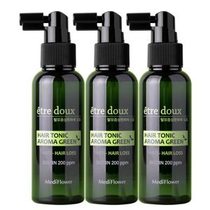 아로마 그린 기능성 탈모 헤어토닉/탈모토닉 100ml x3