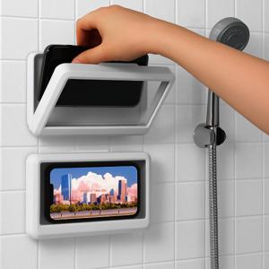 비블럭 스마트폰 방수 거치대 360 회전 욕실 샤워실 화장실 주방 워터세이프티