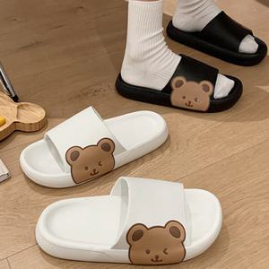 곰돌이 EVA 여성 실내화 230~240mm 사무실 거실화 쿠션 층간소음 슬리퍼