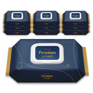 두꺼운 프리미엄 72매 10팩 즐거운집 그린등급 저자극 유아 아기 물티슈 두꺼운 그린등급 저자극