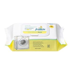 프레시클 건조기 섬유유연제 시트 80매 건조기 열에 터지는 향 빨래에서 고급 향수 냄새