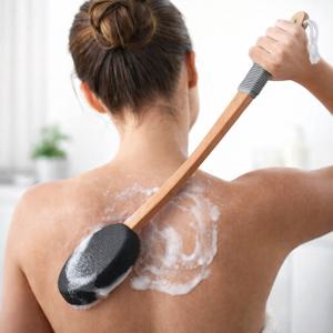 살림살림 셀프 로션스틱 등 로션 도포기 브러쉬