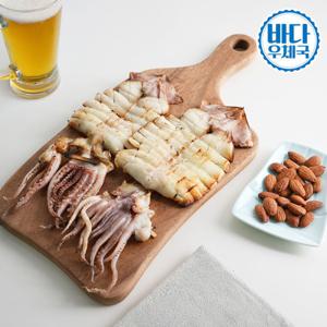 바다우체국 피데기 반건조 오징어 5미 왕특대 950g~1kg 구룡포 생산