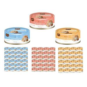 나고양이캔이야 살찐이 고양이캔 참치 85g X 24개  참치+닭고기/ 참치+게살