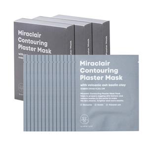 미라클레어 쫀쫀한 피지 모공관리 컨투어링 석고 마스크팩 5매입 2+1
