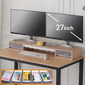 스토리 서랍형 듀얼 모니터받침대 MT01 국산 무료배송