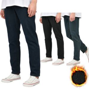 남자 겨울 밴딩 기모 청바지 워싱진 3컬러 505-507 행사