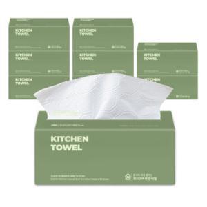 숨 한장씩 쏙쏙 뽑히는 키친타올 100매 3겹 9팩 팝업티슈 천연펄프 무형광 국내제조