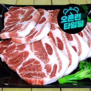 (신선집중) 국내산 냉장 목살 500g+500g (구이용) 한돈 (총1kg) 물가지원 한정특가