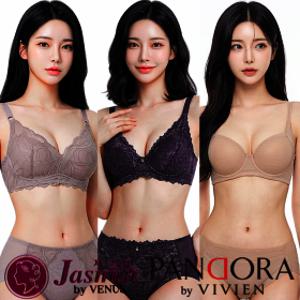 (20%쿠폰) 비너스 브라 팬티 세트 A~G 컵 여성 속옷 노와이어 빅사이즈 브래지어 B C D E F 비비안 홑겹 큰