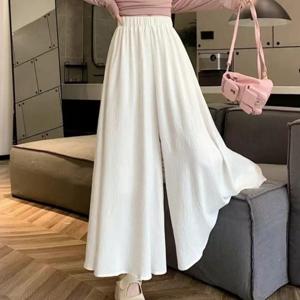 여성 와이드 슬랙스 치마바지 데일리 팬츠