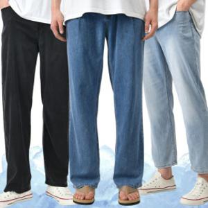 (20%쿠폰) 남자 여름 청바지/시원한/쿨링/일자/테이퍼드/와이드/슬림핏/밴딩/스판/데님팬츠/빅사이즈 행사