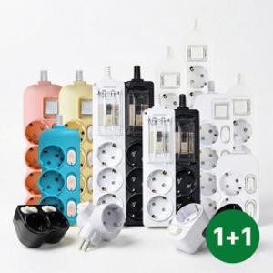 국산제조 개별 4000W 고용량 멀티탭 2구 3구 4구 5구 6구 멀티콘센트 1+1 무료배송 안전커버 사은품 증정