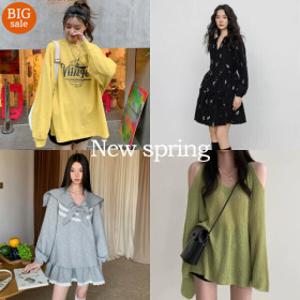 봄신상40%추가할인 5500원~티셔츠 니트 맨투맨 후드티 트레이닝셋업 데일리 여성의류 모음전