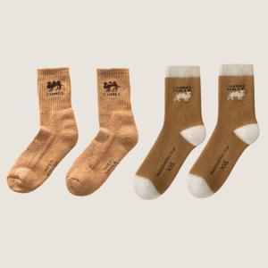 푹신한 안전화 작업양말 두꺼운 등산 중목 남성 여성등산양말 4셋트 스포츠양말 추가증정