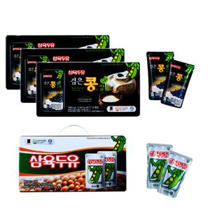 검은콩과 칼슘  오리지널 두유 파우치 190ml 80팩 달콤한 검은콩 60팩 고소한 오리지널 20팩