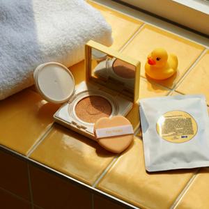 프롬키즈 하트 베이지 선쿠션 본품+리필 유아 어린이 초등 쿨링 선크림 새학기 특가