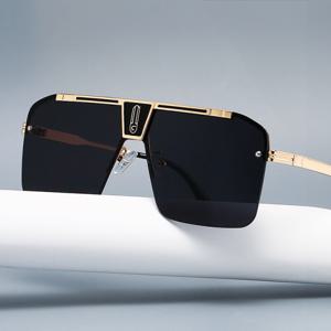 남성 패션 빅사이즈 편광 차단 선글라스 그라데이션 선글라스