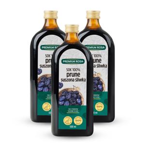 프리미엄로사 푸룬 원액 즙 유리병 농축액 식이섬유 임산부 어린이 푸른 주스 500ml 3병