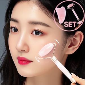 얼굴 붓기 괄사 마사지  하트 롤러 괄사세트 경락 리프팅 페이스 림프순환 두피 마사지기 도구