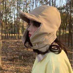 양털 귀도리 방한 방풍 기모 보온 트루퍼햇 스트랩 귀달이 벙거지 군밤 모자 아웃도어 (2장이상추가할인)