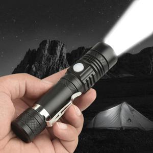 고휘도 충전식 LED 손전등 컴팩트라이트 휴대용 후레쉬 줌 랜턴 해루질 서치라이트 3년연속 판매1위