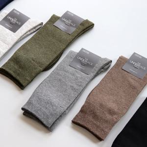 국산 무배) 언더페이스 남자신사 프리미엄 탄탄 짱짱한 무지 장목 양말 5족세트