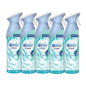 페브리즈 공기탈취제 에어 린넨 스카이 5개