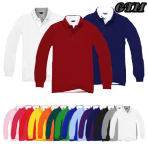 카라티 남녀공용 긴팔티 티셔츠 면티 무지티 단체티 반티 교회티 행사티 인쇄