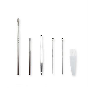 스테인레스 귀청소 도구 6종/귀이개/귀파개/귀후비개/귀지제거/귓밥/귀지/청소/귀청소기/제거