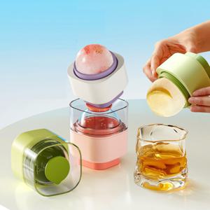 4개세트 하이볼스톤 원터치 빅아이스볼 메이커 위스키 하이볼 아이브볼 원형아이스볼