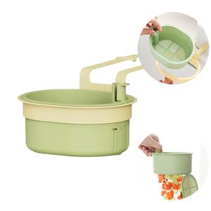 원터치 주방 싱크대거름망 물빠짐 음식물쓰레기 거름망 다기능 음식물 과일 세척 바구니