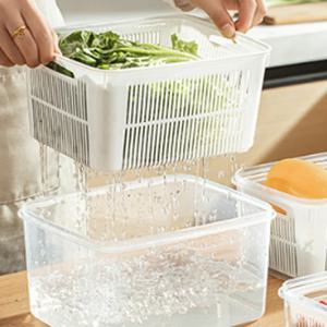 1+1 물빠짐 밀폐용기 과일 야채 보관용기 1+1 행사 중