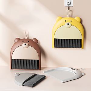 1+1 애니멀 미니 빗자루 세트 초등학색 쓰레받기 학교 준비물  1+1