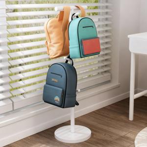 다목적 가방걸이 스탠딩 코트 랙 책가방 선반 모자 옷 거치대